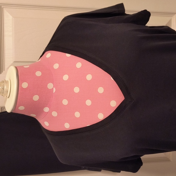 Victoria's Secret V-neck Tee M Black - Picture 4 of 11